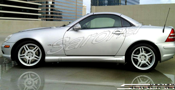 Custom Mercedes SLK  Convertible Side Skirts (1998 - 2004) - $550.00 (Part #MB-043-SS)